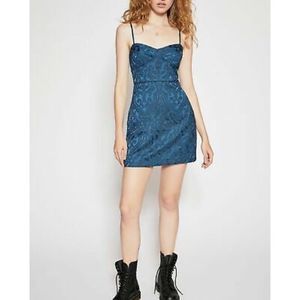 NWT Free People Karla Mini Dress in Jewel